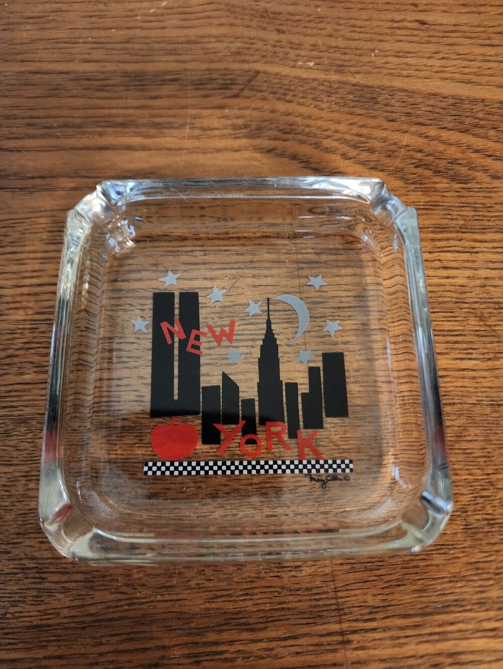 Vintage New York Skyline Ashtray